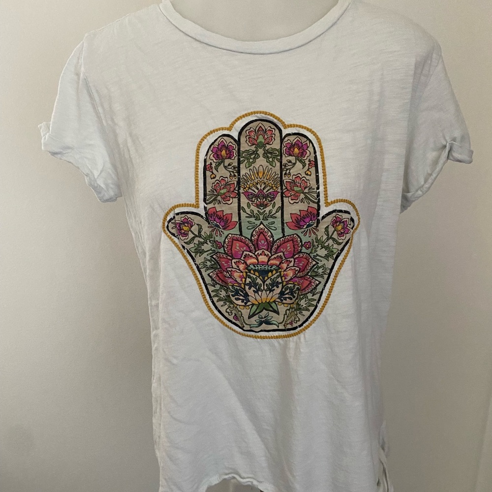 Democracy tee shirt.